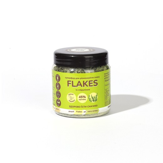 Неактивні харчові дріжджі Flakes з спіруліною 50 г A7350301